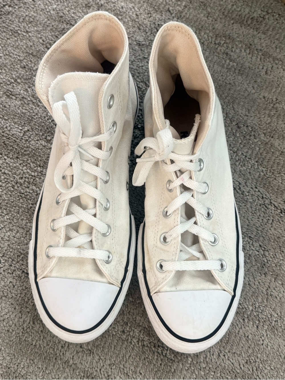 Converse Women's High-Top Canvas Sneakers in White